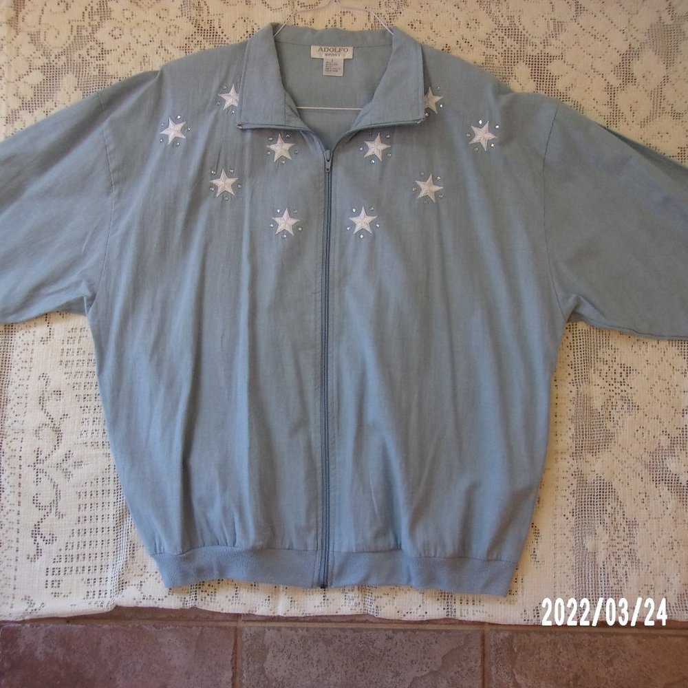 LADIES ZIPPERED ADOLFO SPORT JACKET